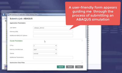 IBM Spectrum LSF Application Center Desktop Client